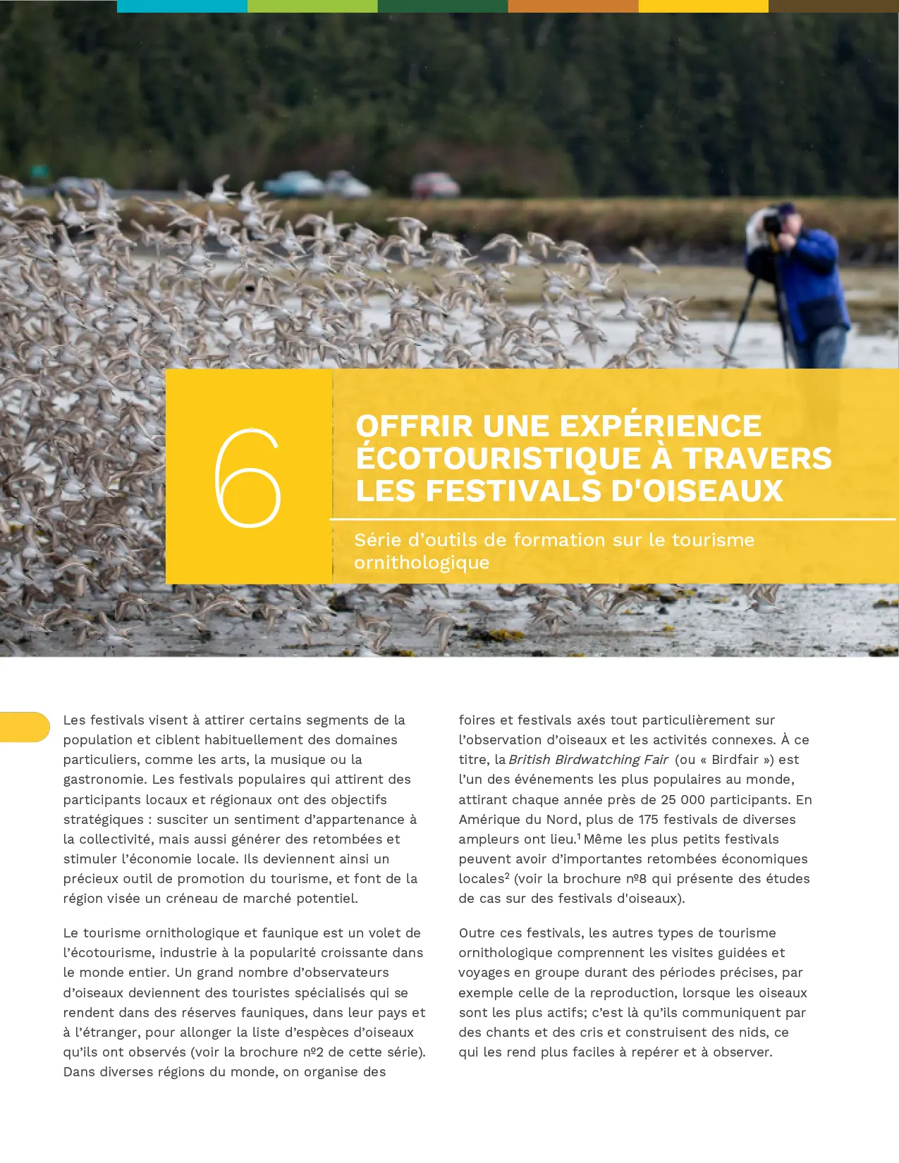 Série d’outils de formation sur le tourisme ornithologique